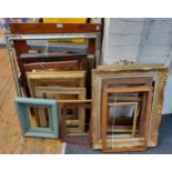 A large quantity of frames, various sizes