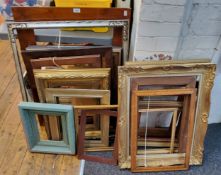 A large quantity of frames, various sizes