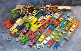 Die-cast vehicles including Matchbox, Corgi, Tonka (playworn); various Tetley collectibles including