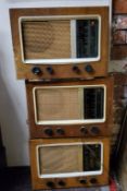 A Pye radiogram;  others (3)