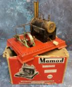 A Mamod twin cylinder super heated steam engine, S.E.3, boxed;