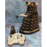 A BBC Terry Nation Dalek from DR Who, 1963, with remote control;  another