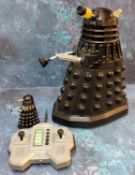 A BBC Terry Nation Dalek from DR Who, 1963, with remote control;  another