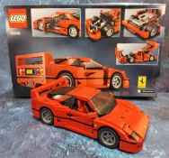 Lego Creator Expert Ferrari F40 #10248, built complete with instructions & box