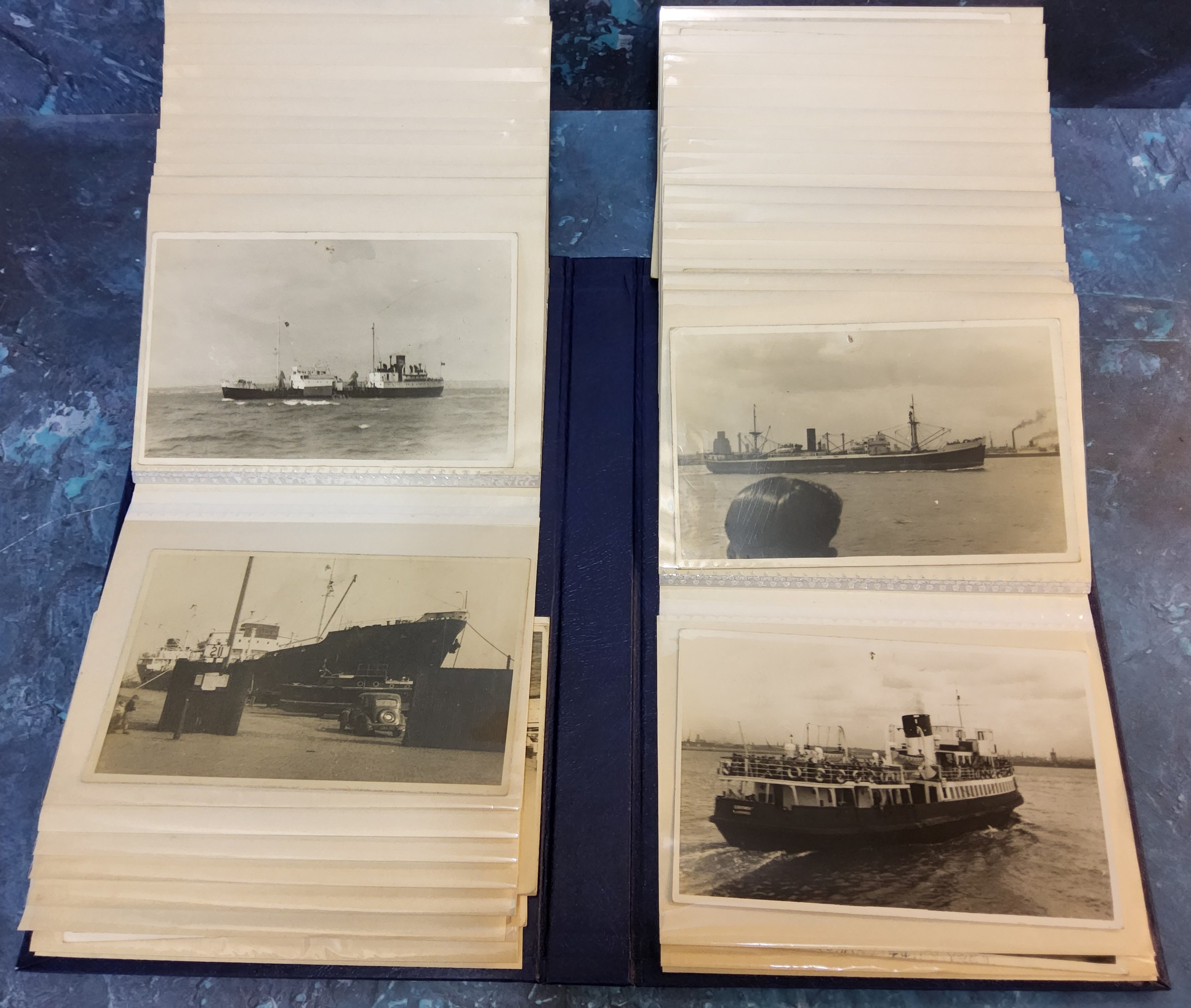 Nautical Interest & Photography  - An interesting photgraphy album of early 20th century black & - Image 2 of 3