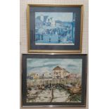 Tom Dodson,  (1910 - 1991), by and after, Market Day, coloured print, signed in pencil, guild stamp,