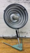 A vintage Hanovia UV heat lamp, 47cm high, c.1950