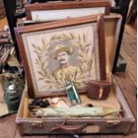 Scouting Interest - a tapestry, Major General Baden Powell;  a Scouting medal, 1976, cased;  a set