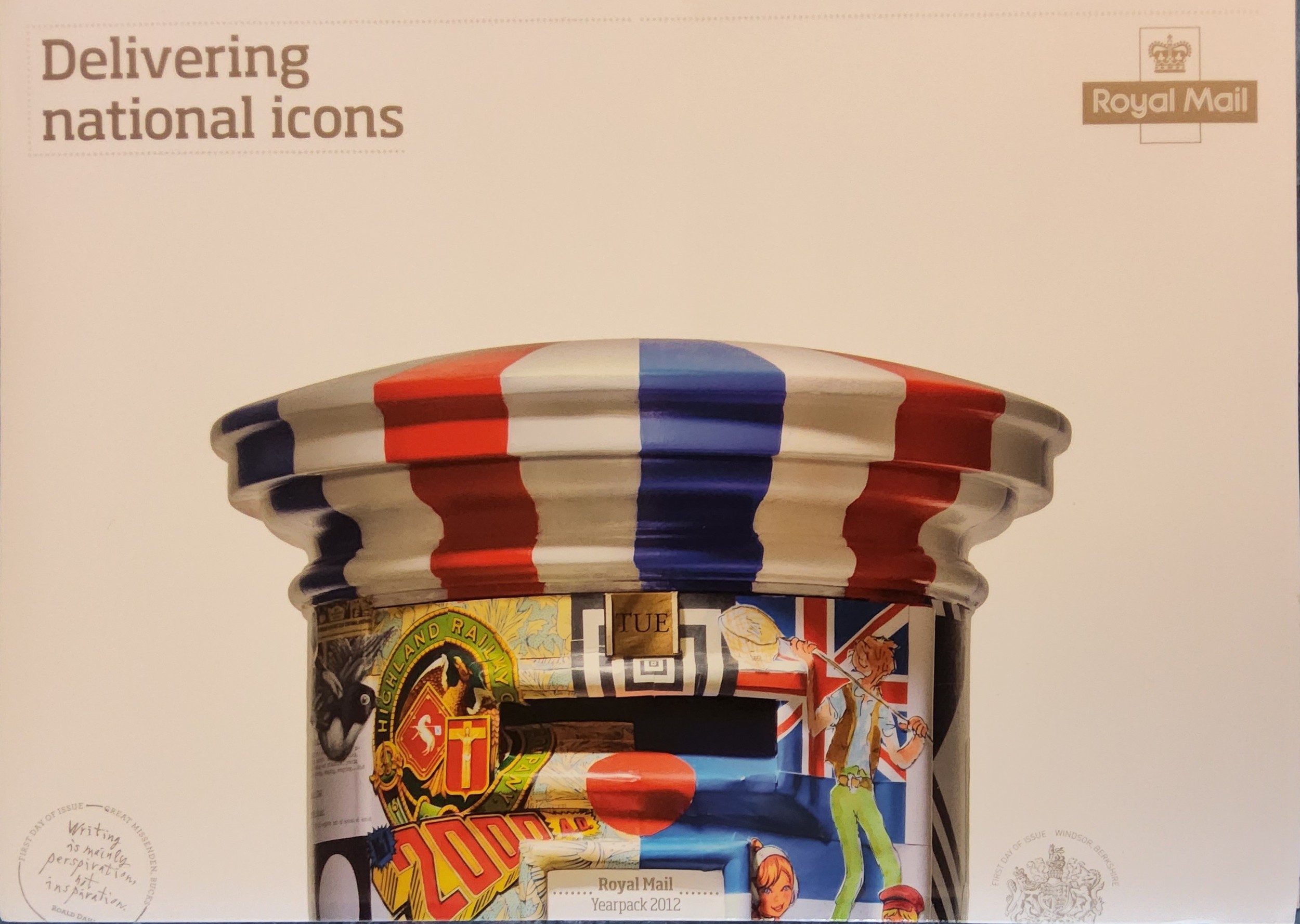Philately - Royal Mail 2012 Yearpack