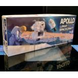 A boxed 1960's Apollo lunar spacecraft 1/48 scale model kit, by Revell,