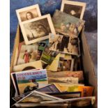 Postcards - Late Victorian, Edwardian and later, including pictorial seasons greetings, Welsh