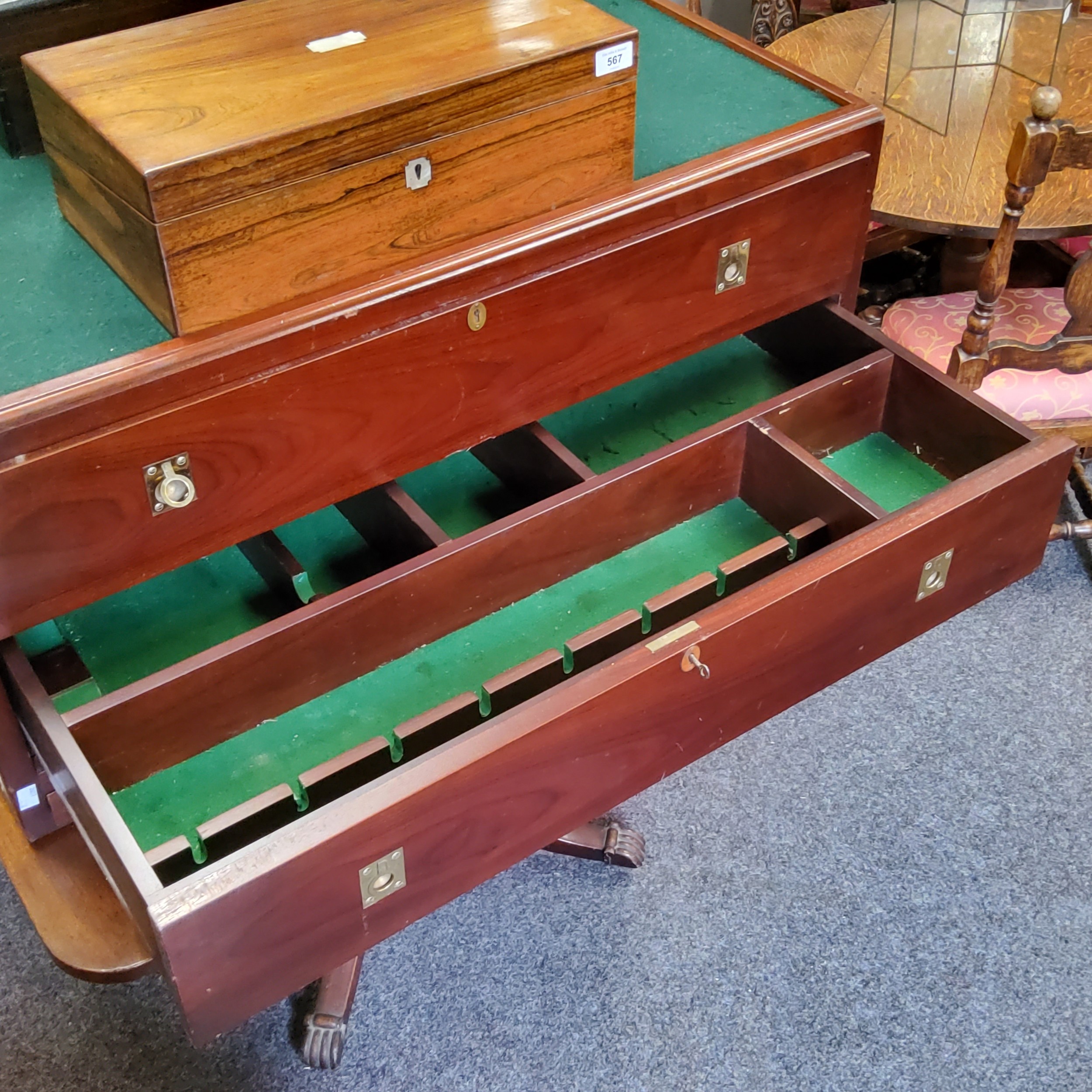 An unusual 'Shoot Day' boot chest, possibly made for a Range Rover, by Vala Cici, of rectangular - Image 3 of 4