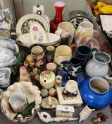 Decorative Ceramics - Poole, Radford, Shorters, Crested Ware, Moorland;  etc