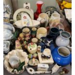 Decorative Ceramics - Poole, Radford, Shorters, Crested Ware, Moorland;  etc