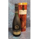 A bottle of Remy Martin Fine Champagne Cognac V.S.O.P. 70cl, unopened,in original cylindrical tube