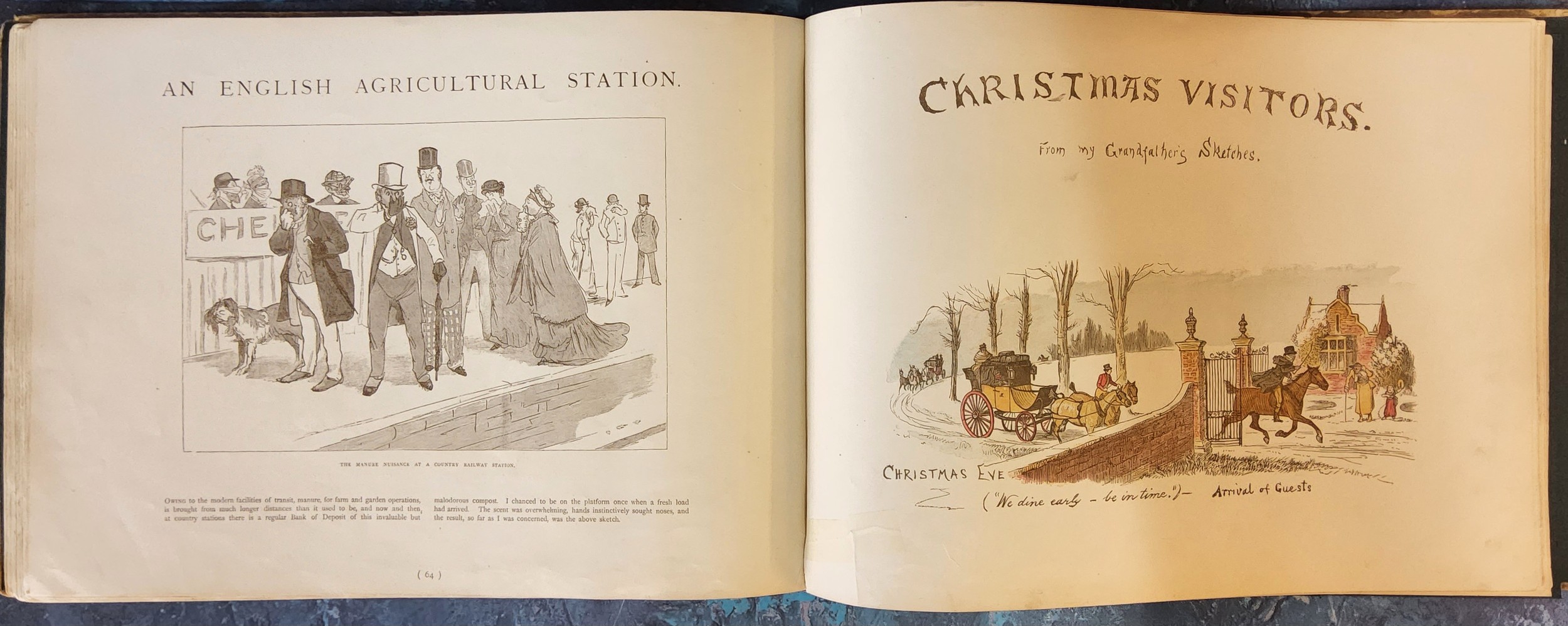 Caldecott (Ralph), Gleanings from the Graphic, London: 1889, pictorial boards, oblong folio - Image 3 of 4