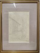After L S Lowry, Quiet Street, bears signature, dated 1960, 28cm x 18cm