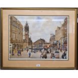 Bill Kirby (Sheffield Artist), by and after, St Georges Day, Sheffield, coloured limited edition