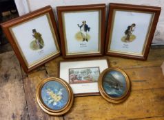 GA Sydenham, a set of three, characters from Charles Dickens novels Mr Pickwick, Trotty Veck &