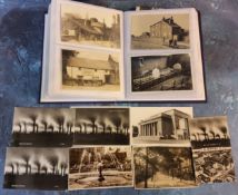 Postcards- Local Interest - an album of early 20th century Real Photo RP Postcard of Salt Box