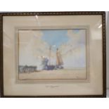 Wilfred Knox, Dutch Fishing Boats, signed, watercolour, 27cm x 37cm