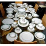 A Wedgwood Jade pattern dinner and coffee service, for ten, comprising diner plates, dessert plates,
