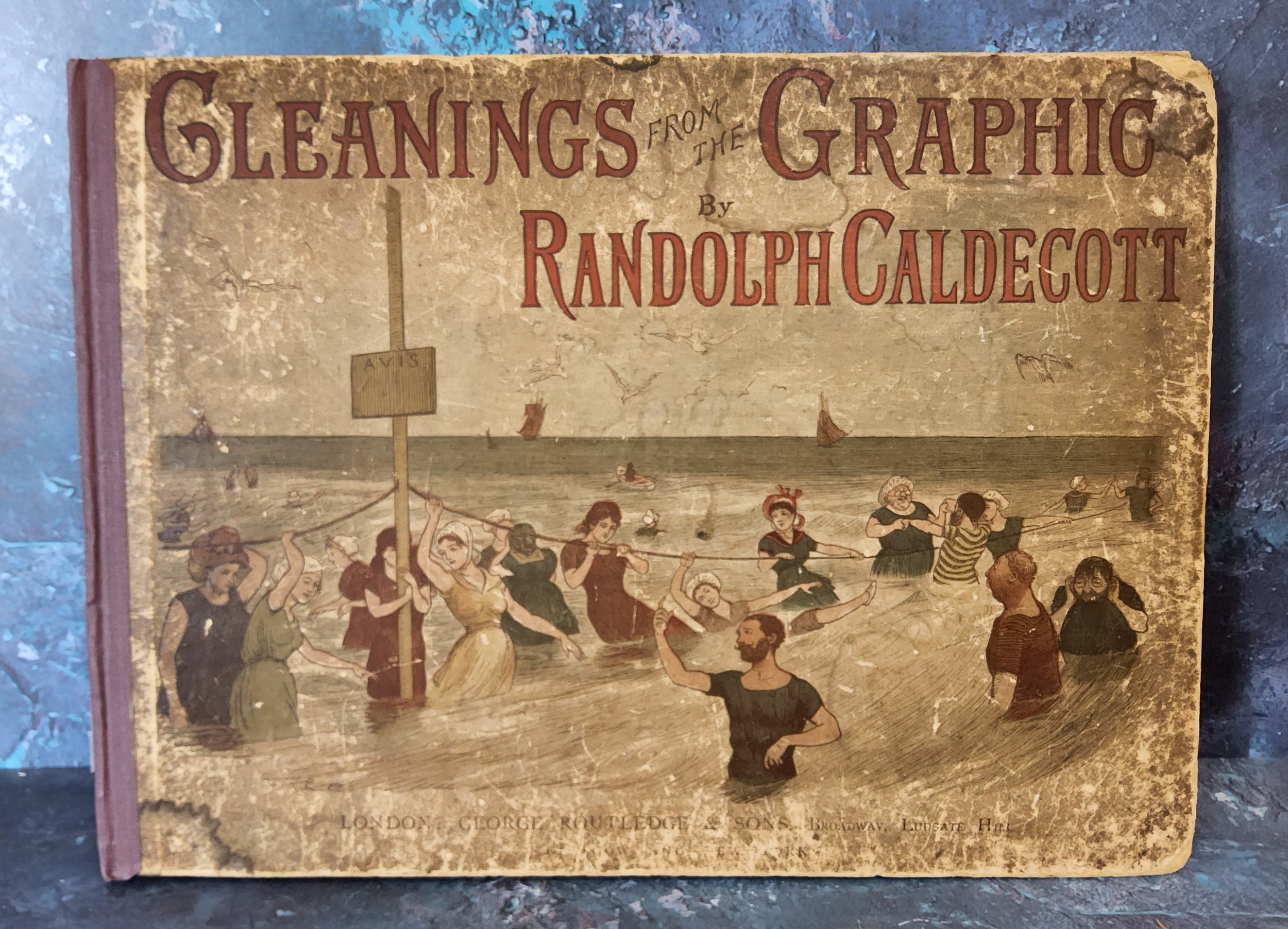 Caldecott (Ralph), Gleanings from the Graphic, London: 1889, pictorial boards, oblong folio