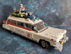 A Lego 10274 Ghostbusters ECTO-1, built, no instructions, not checked for completeness