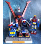 A Volt in a Box DX Soul of Chogokin Voltes DX; a DX Soul of Chogokin Voltes DX figure (2)