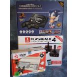 Vintage gaming - a boxed Atari Flashback 4 Classic Game Console complete with adapter, two