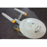 A Playmobil Star Trek - U.S.S. Enterprise NCC-1701 interactive model with lights and sounds