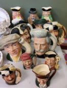 A Royal Doulton character jug, The Busker, printed marks, D6775;  others, Little Mester Museum