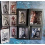 Marvel Movie Collection figures including Iron Man x2; Iron Man Mark XLVI; War Machine; Special