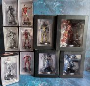 Marvel Movie Collection figures including Iron Man x2; Iron Man Mark XLVI; War Machine; Special