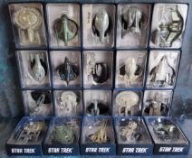 Star Trek - Eaglemoss Star Trek The Official Starships Collection twenty mini-ships, mint in