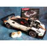 A Mould King Lego Style large scale 13060 Pagani Zonda R, Remote Control & App control R/C, built,