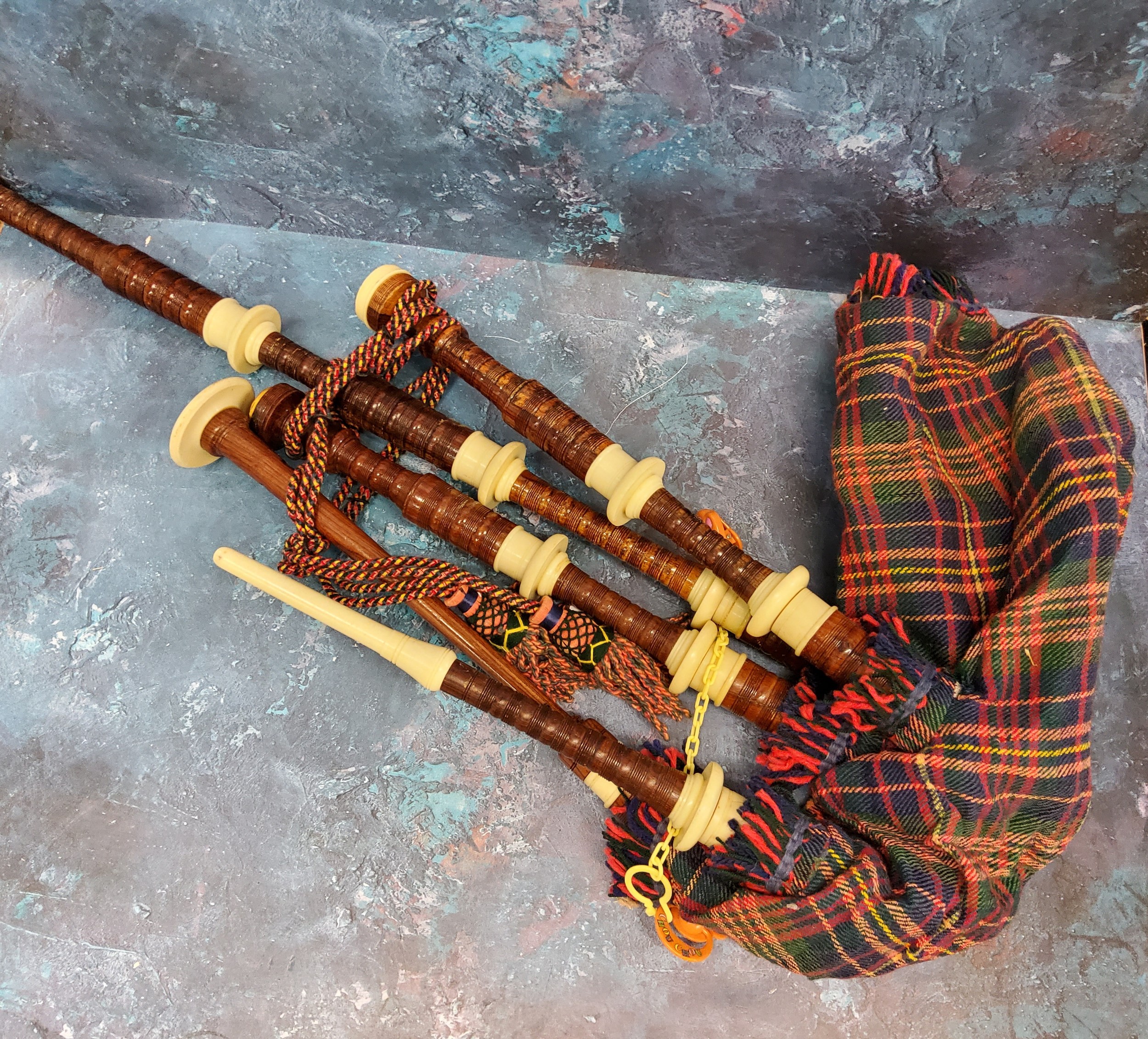 A set of bagpipes, 20th century