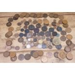 Numismatics & Tokens - George III and later mixed world coins Including Carlos III 2 real piece,