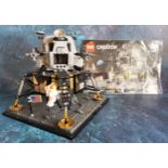 A Lego Creator 10266 Apollo 11 Lunar Lander, built, instructions, not checked for completeness