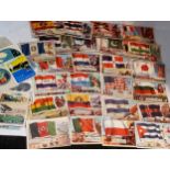 Trade cards, A&BC Gum, 25 Flags of the World, c.1950;  Kellogg The Story of the Locomotive;  etc