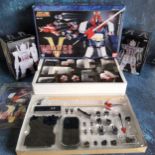 A Bandai Soul of Chogokin Voltes figure, complete with all accessories, instruction booklet, mint in