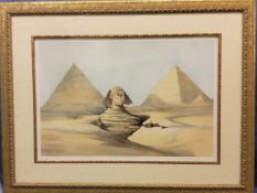 After David Roberts, The Great Sphinx, Pyramids of Gizeh, lithograph, pub'd by F. G. Moon 1846, 29.