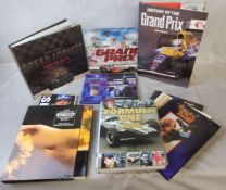 Books - mainly motor racing interest including Formula One, the cars and drivers, paintings by