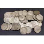 Numismatics - Various early 20th century halfcrowns, varying condition,  post 1920 - pre 47'. (