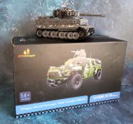 A JMBricklayer Lego style Military Strategic Field Combat Vehicle 61508, 3175+pcs, part built,