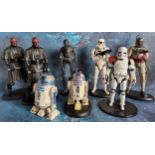 Star Wars - four boxed DeAgostini Star Wars Fact File figures including Darth Maul, Stormtrooper,