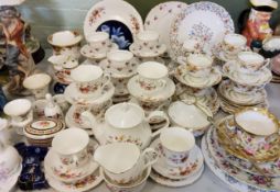 A Copeland Spode Summer Blossom part tea service, for four, printed marks;  another, Standard China;