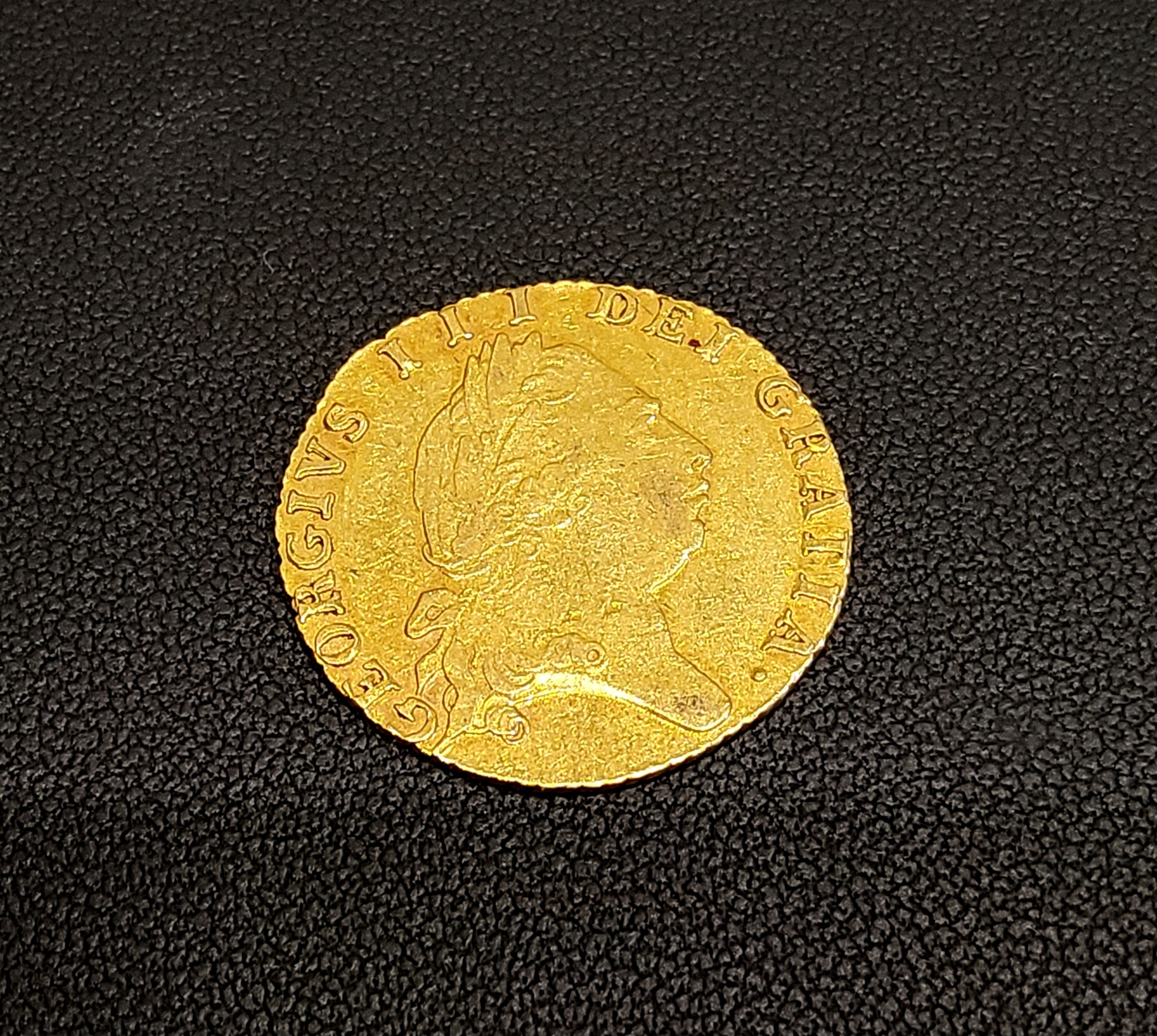 George III Spade Half Guinea, 1798, fair condition, (4.18g gross) - Image 2 of 3