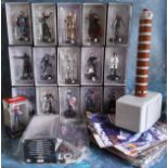 Eaglemoss Marvel Movie Collection figurines, includes Black Panther, Doctor Strange, Ultron, Thor,