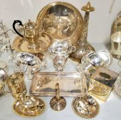 An impressive collection of high quality silverplate, each piece chased with the Sultan of Omar /